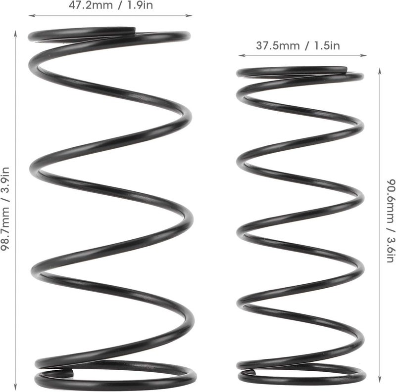 Srliya 1.5in External Wastegate Springs Replacement 8PSI + 14PSI Carbon Steel Parts Fit for TiAL - Image 2
